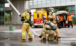 차량기지 화재대비 비상대응 종합훈련