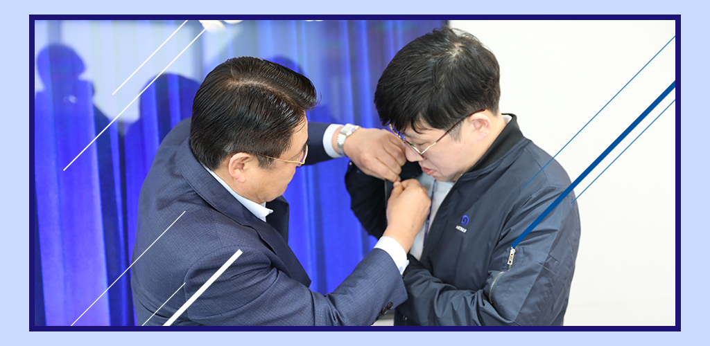 국무총리포상빼지수여장면