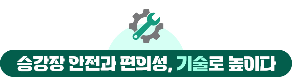 승강장 안전과 편의성, 기술로 높이다