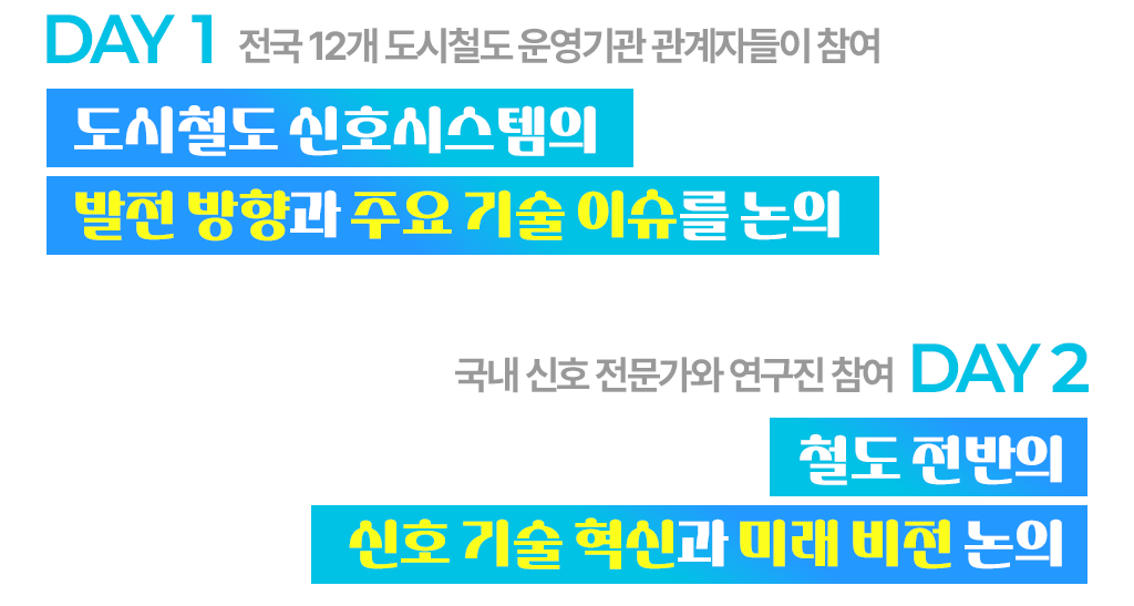 도시철도 신호시스템의 발전 방향과 주요 기술 이슈를 논의