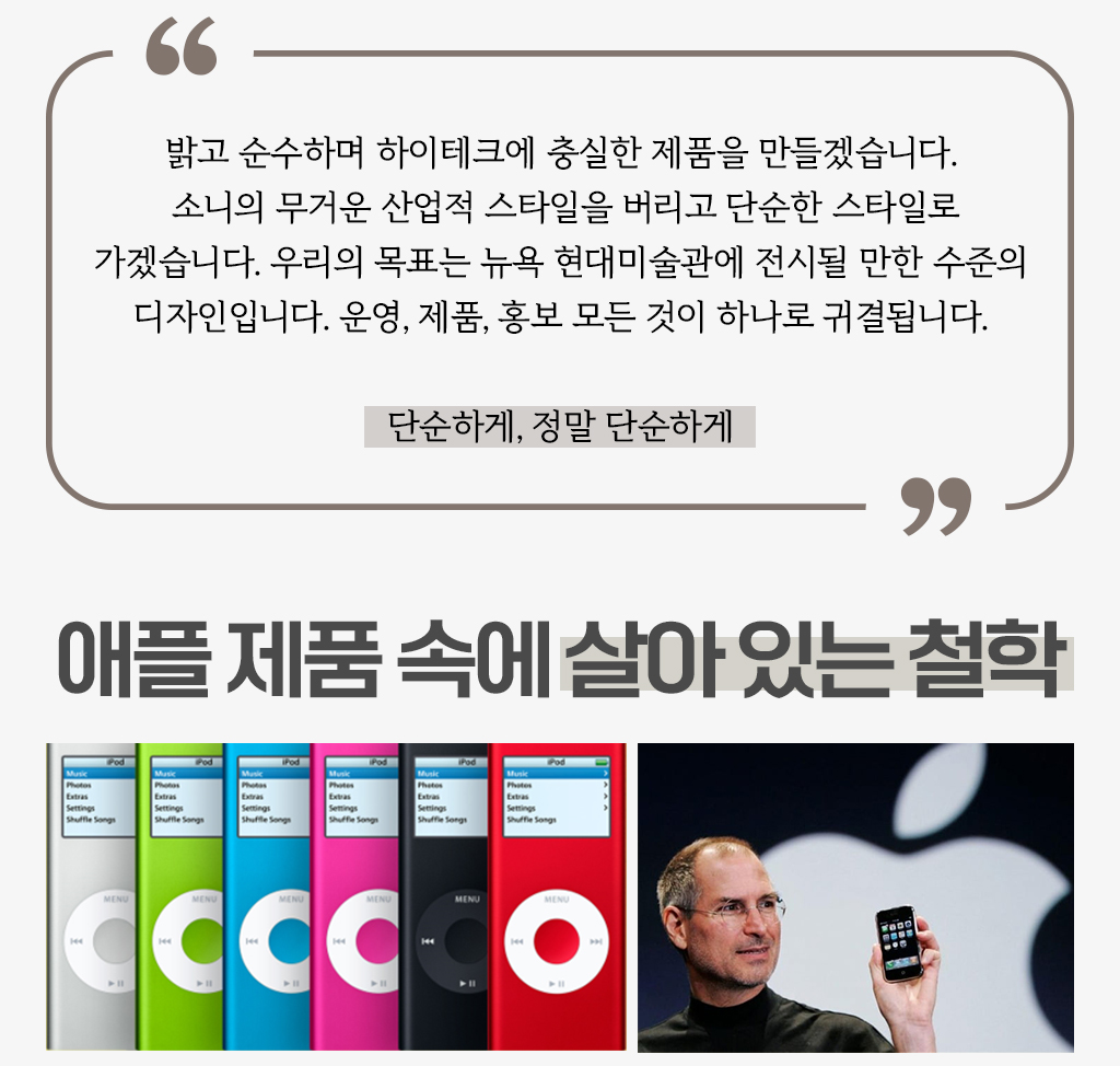 단순하게,정말단순하게게/애플 제품 속에 살아 있는 철학